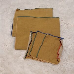 Toucan Reclaimed Cotton Placemat (2) & Toucan Cocktail Napkins (4)